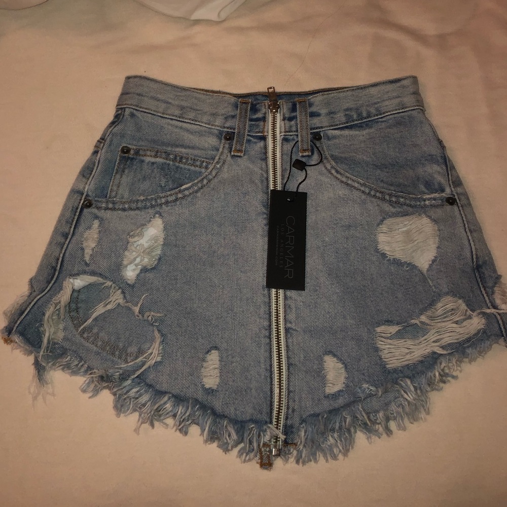 LF carmar denim skirt